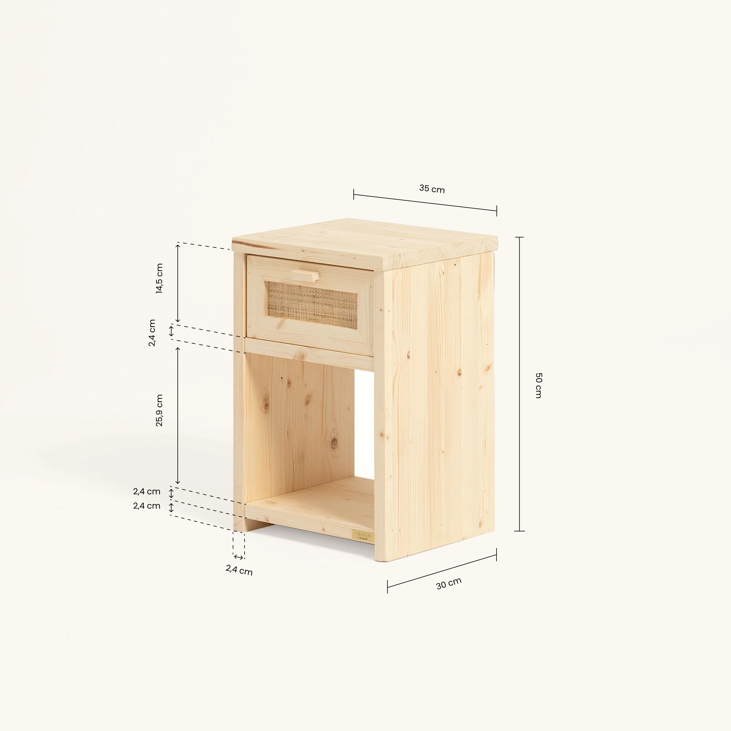 Mesita de noche con cajón Marnie - Image 27