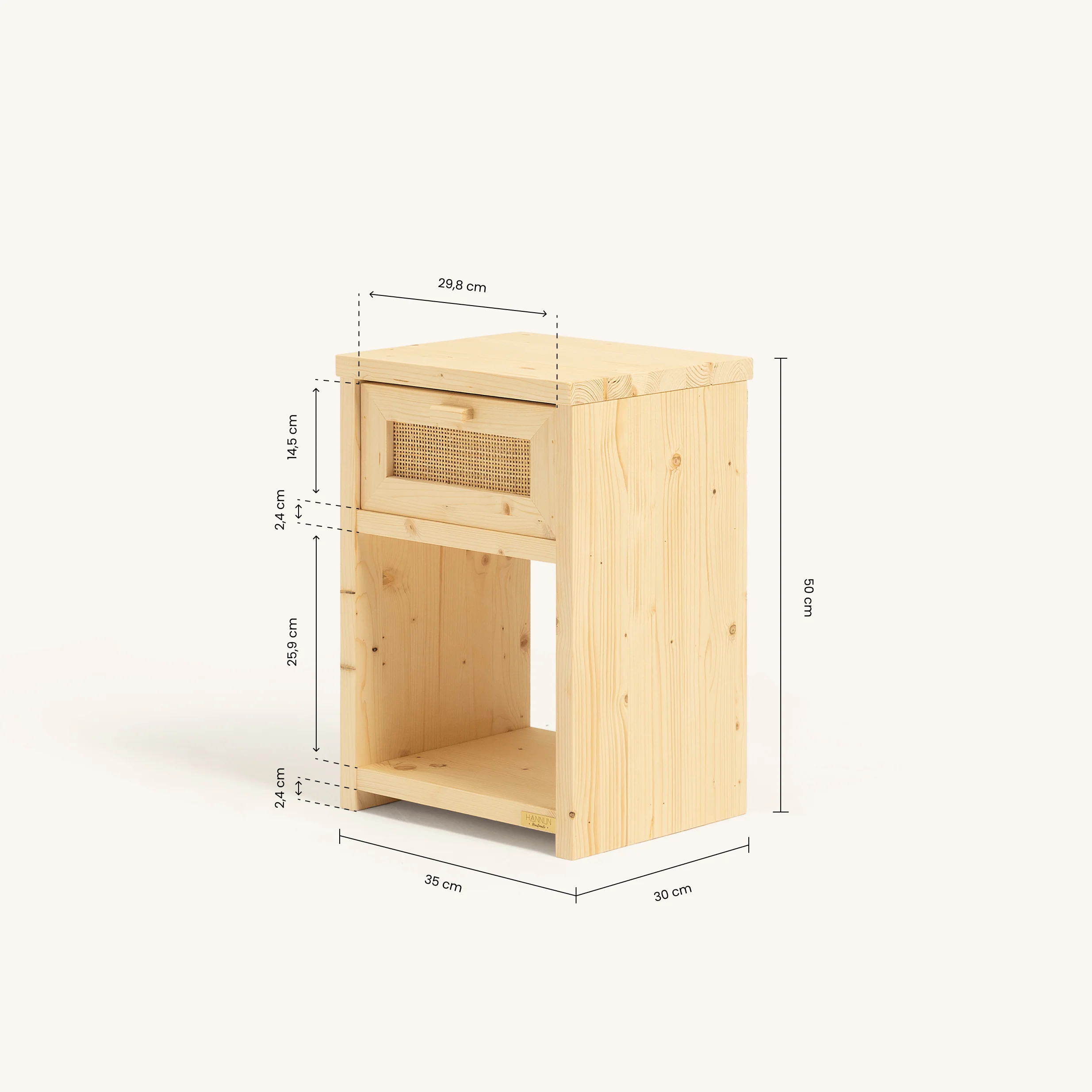 Mesita de noche con cajón Tayen - Image 28