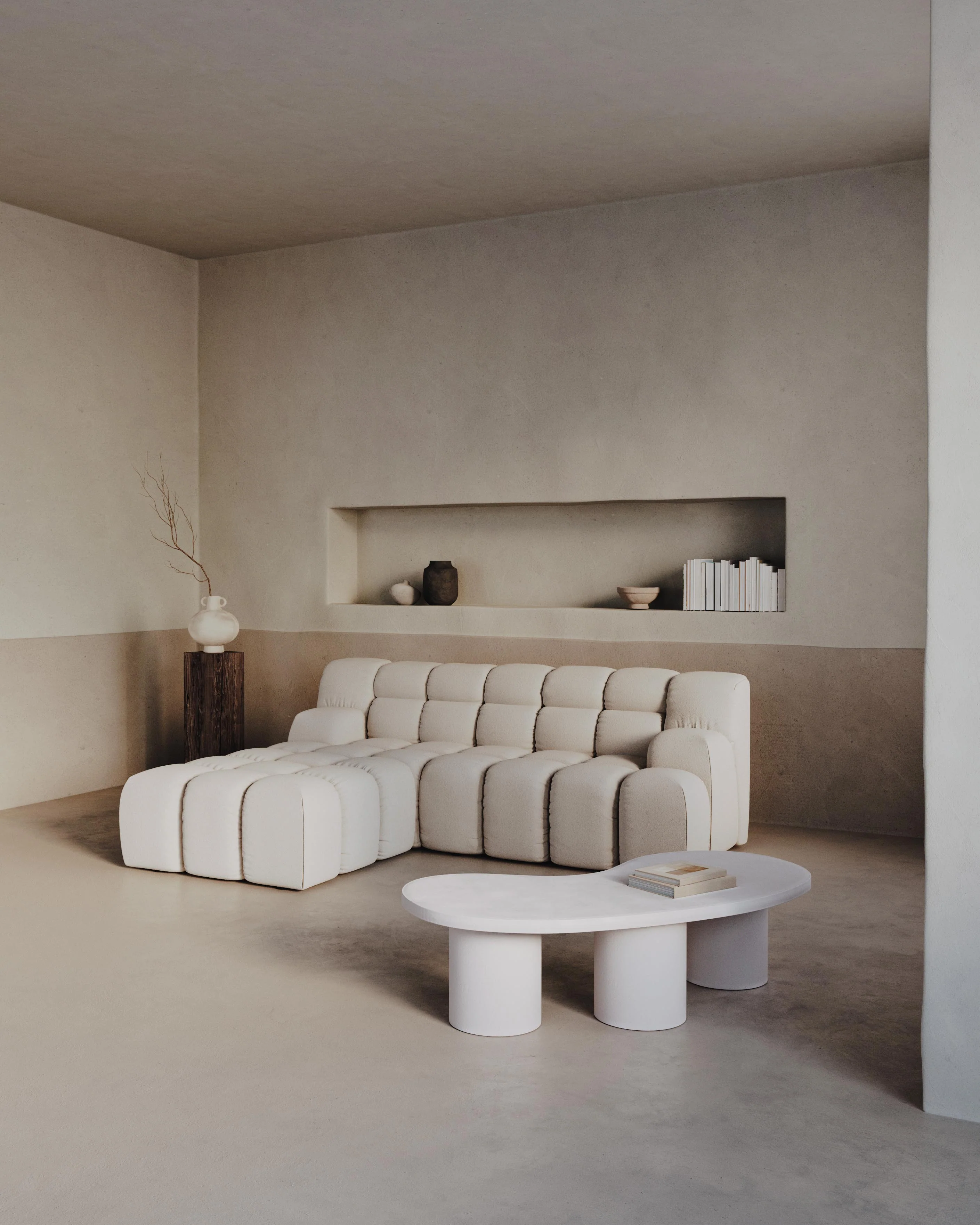 Sofá chaise longue Toscu